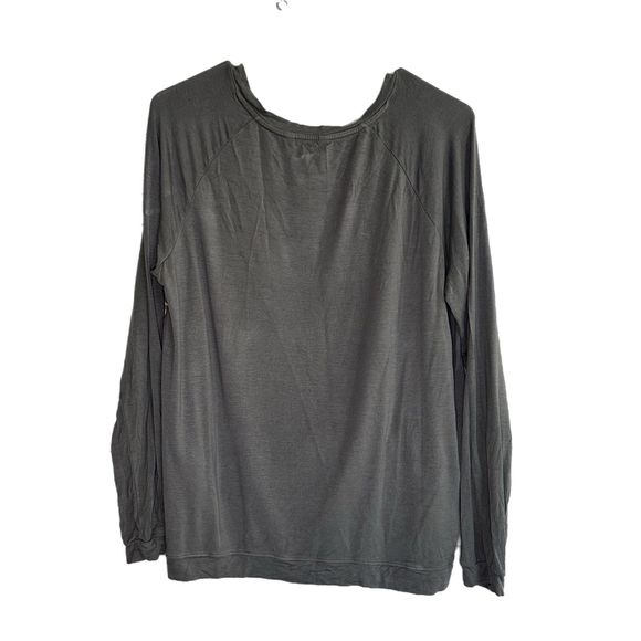Banana Republic Long-sleeve Top with Gray & Pink Front, Medium, Pre-owned - Picture 4 of 6